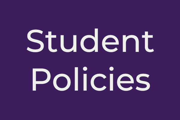 Student Policies Button