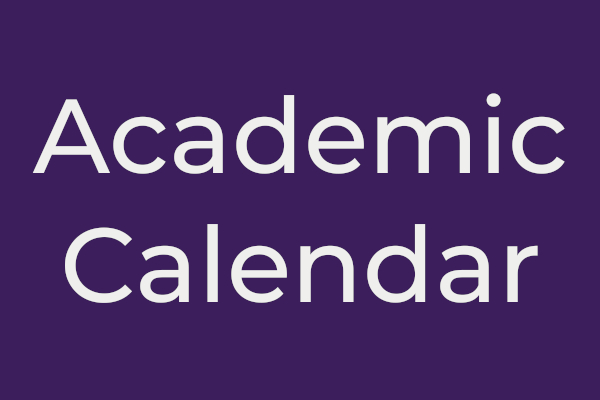 Academic Calendar Button